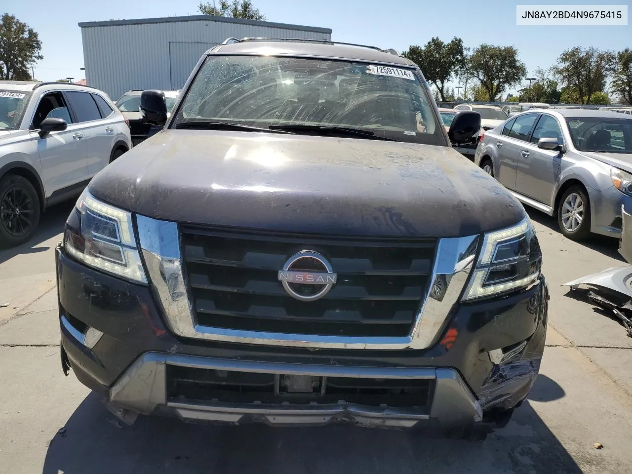 JN8AY2BD4N9675415 2022 Nissan Armada Sl