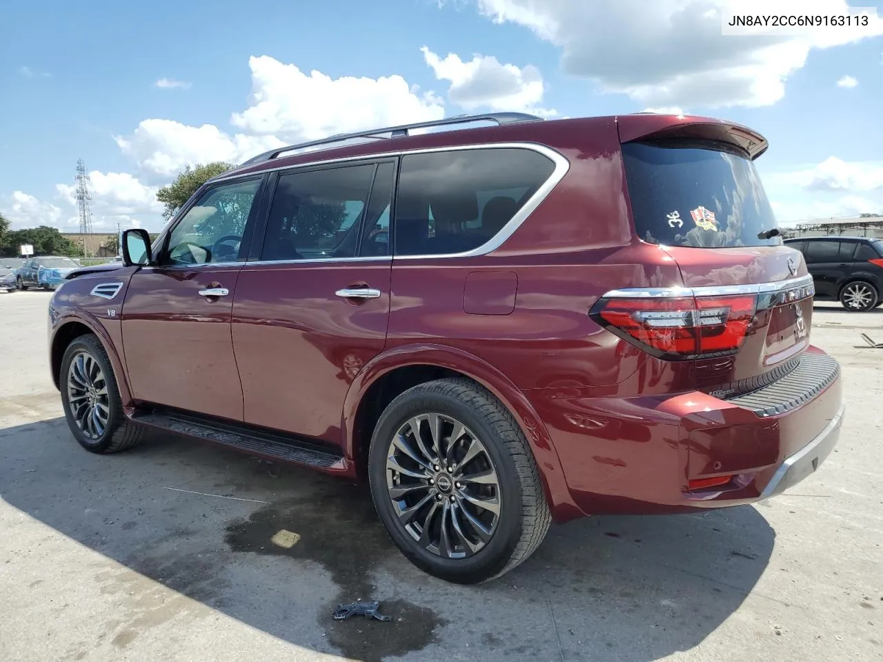 2022 Nissan Armada Platinum VIN: JN8AY2CC6N9163113 Lot: 72776654