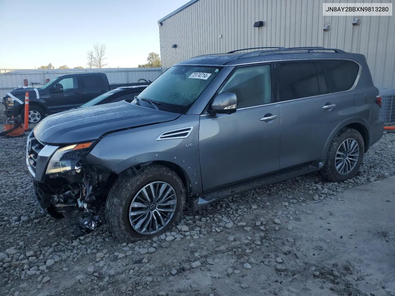 2022 Nissan Armada Sl VIN: JN8AY2BBXN9813280 Lot: 73174714