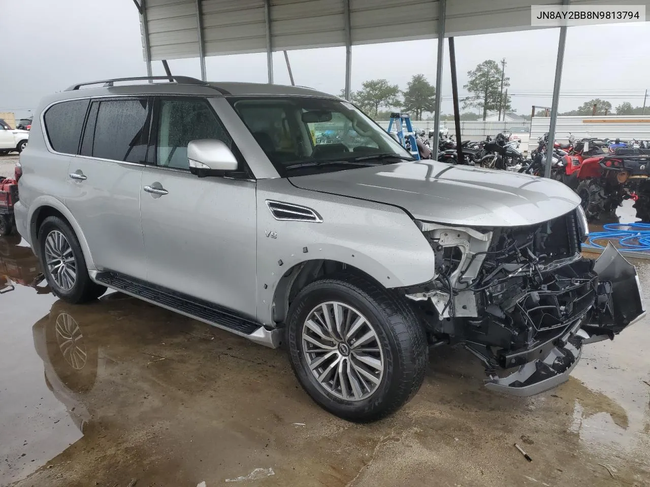 2022 Nissan Armada Sl VIN: JN8AY2BB8N9813794 Lot: 73176014