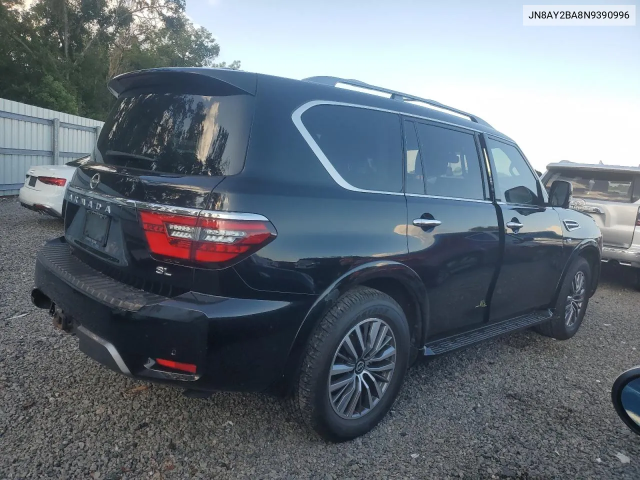 2022 Nissan Armada Sl VIN: JN8AY2BA8N9390996 Lot: 73758554