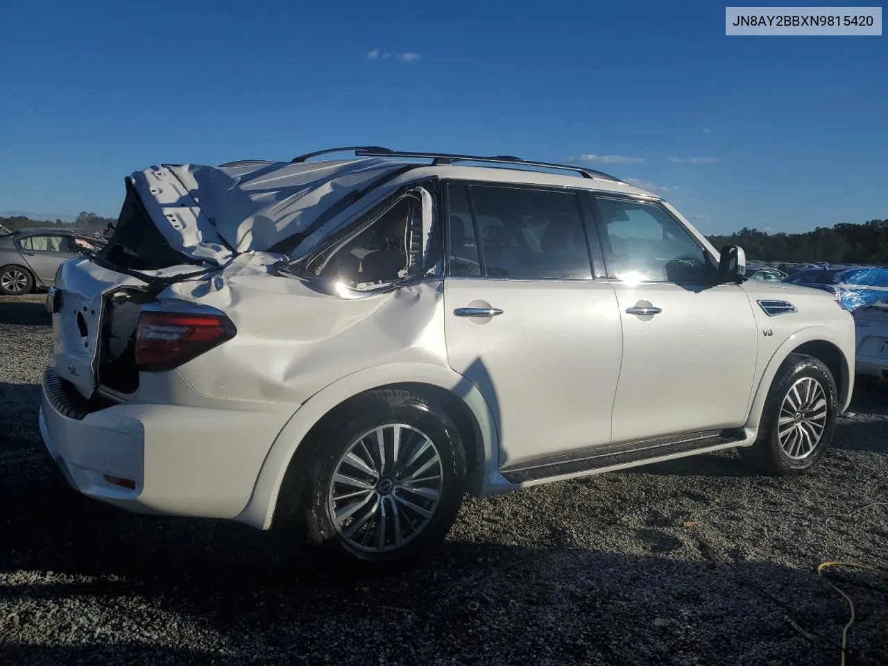 2022 Nissan Armada Sl VIN: JN8AY2BBXN9815420 Lot: 74848824