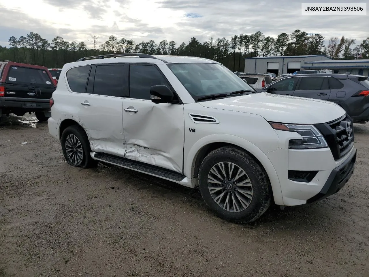 2022 Nissan Armada Sl VIN: JN8AY2BA2N9393506 Lot: 79657534