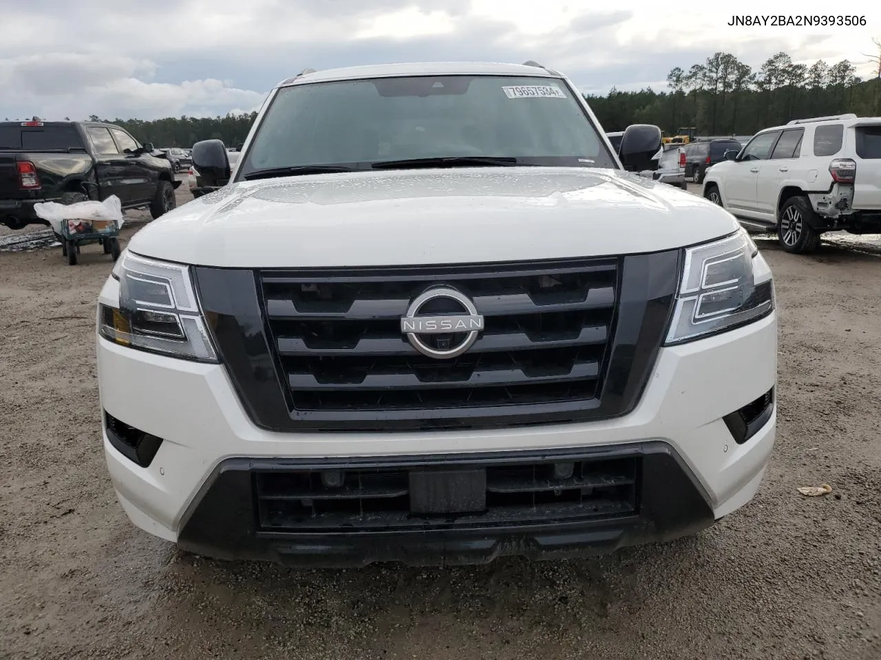 2022 Nissan Armada Sl VIN: JN8AY2BA2N9393506 Lot: 79657534