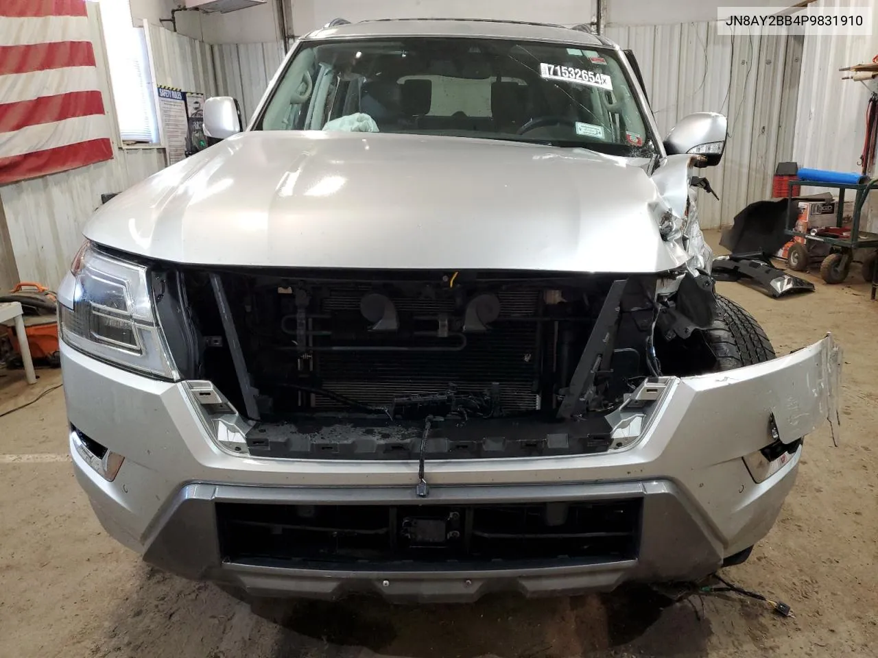 2023 Nissan Armada Sl VIN: JN8AY2BB4P9831910 Lot: 71532654