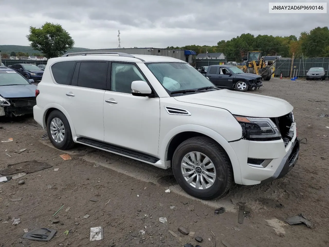 2023 Nissan Armada S VIN: JN8AY2AD6P9690146 Lot: 73683214