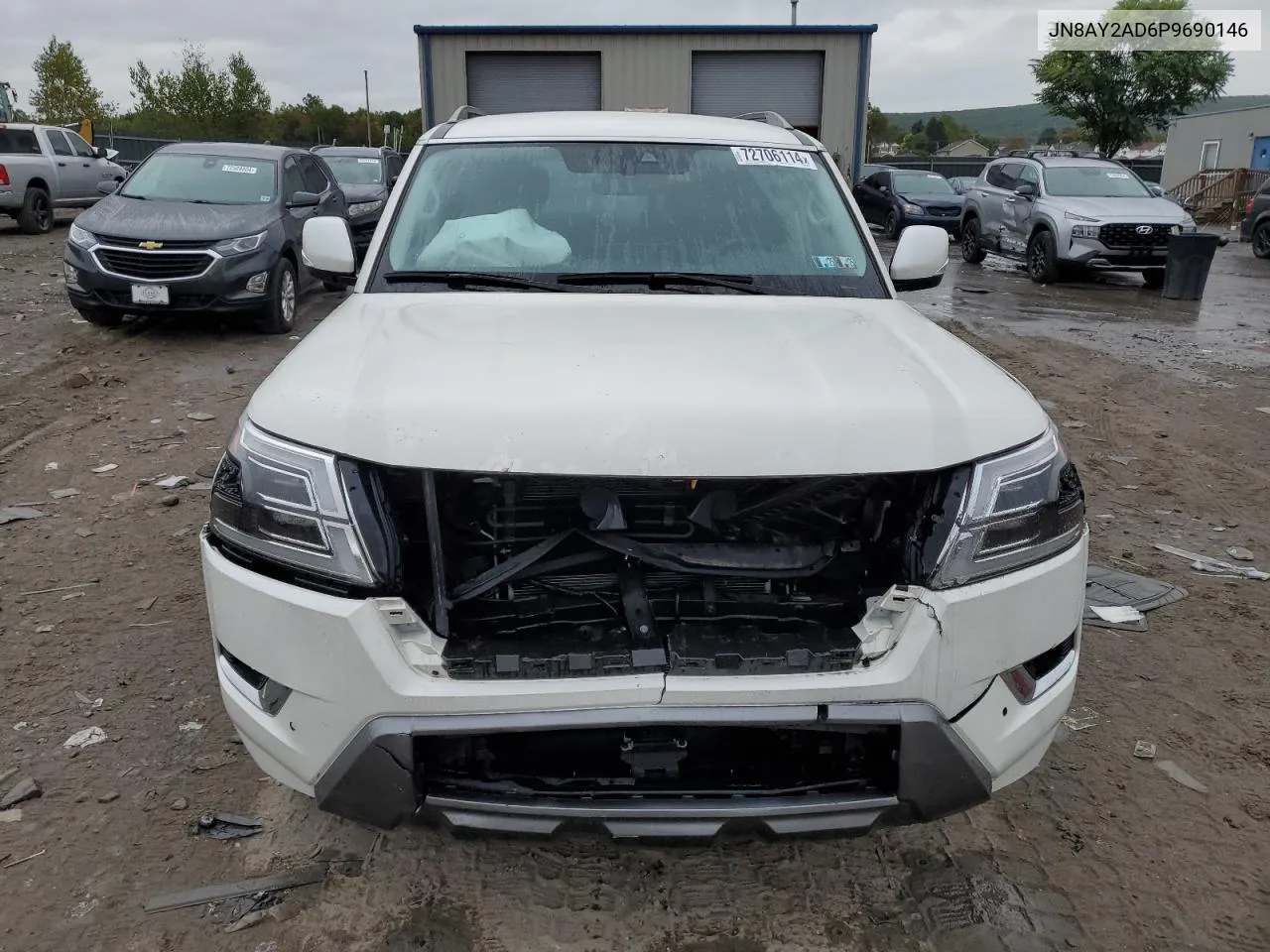 2023 Nissan Armada S VIN: JN8AY2AD6P9690146 Lot: 73683214