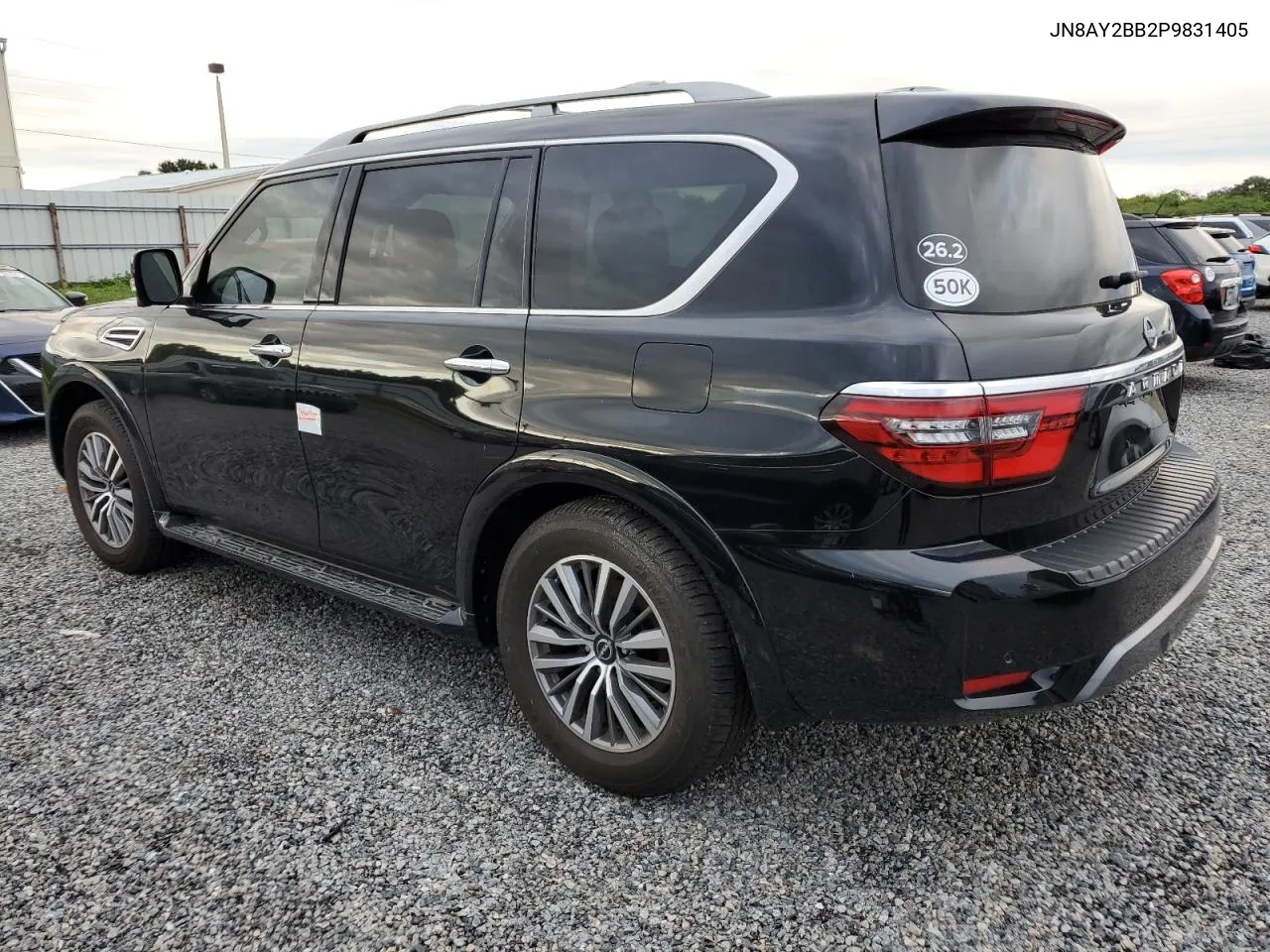 2023 Nissan Armada Sl VIN: JN8AY2BB2P9831405 Lot: 74274924