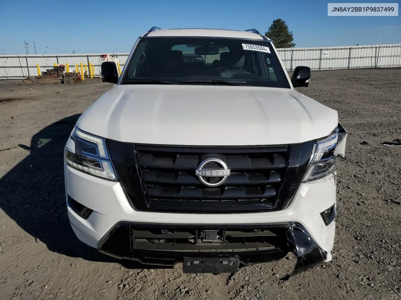 2023 Nissan Armada Sl VIN: JN8AY2BB1P9837499 Lot: 75053504