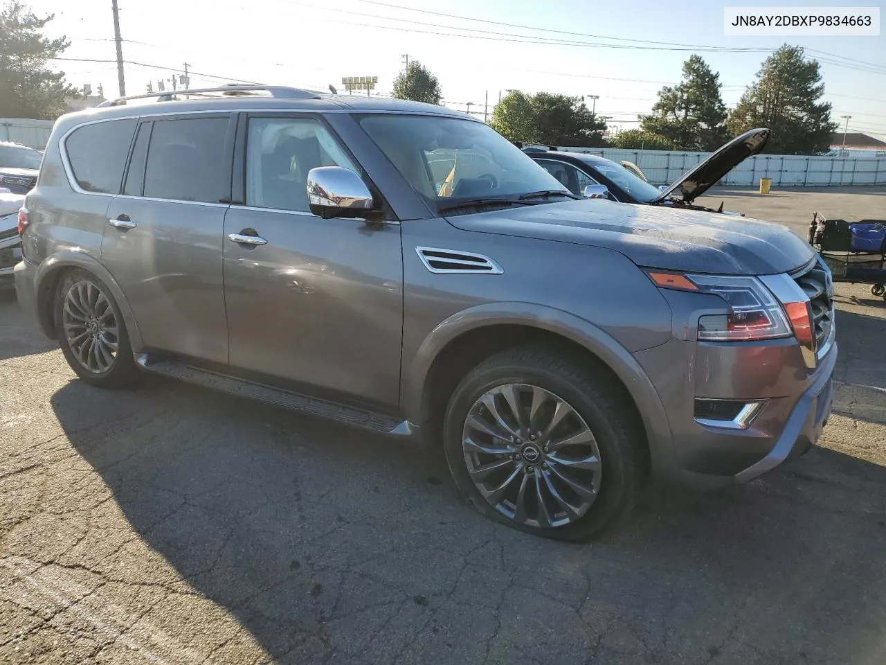 2023 Nissan Armada Platinum VIN: JN8AY2DBXP9834663 Lot: 76820774