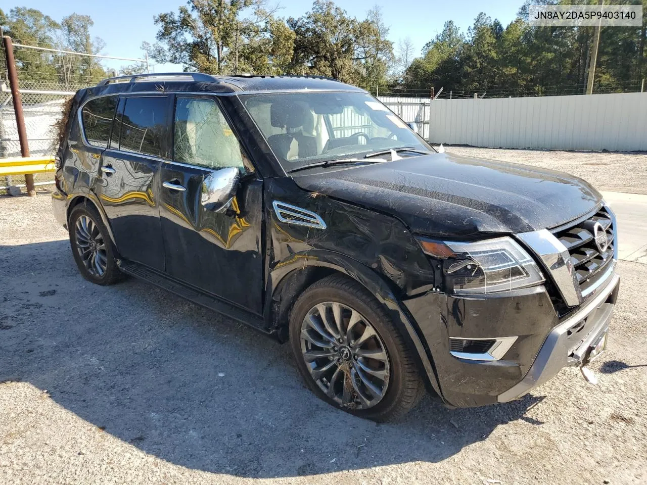 2023 Nissan Armada Platinum VIN: JN8AY2DA5P9403140 Lot: 76986714