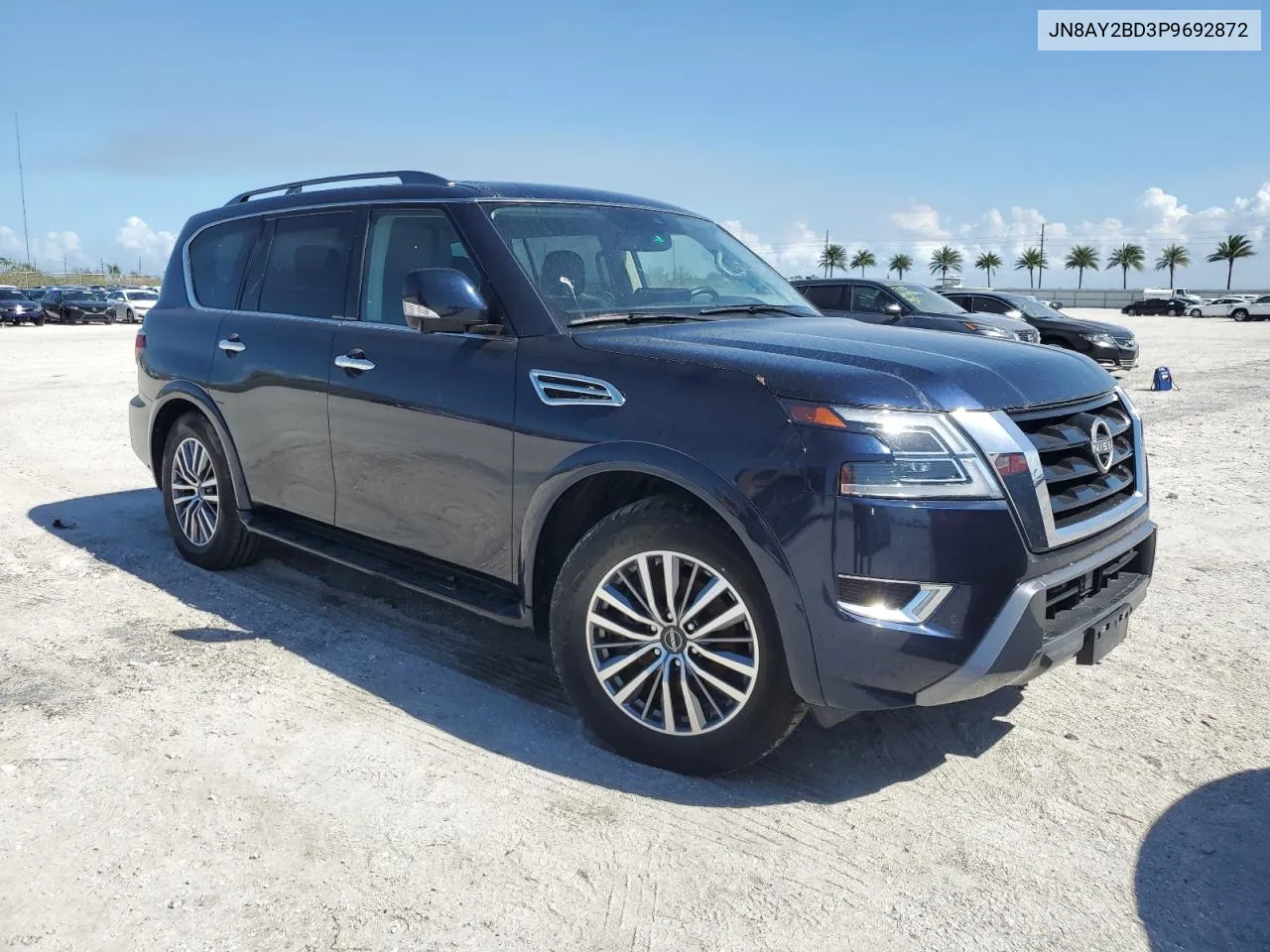 2023 Nissan Armada Sl VIN: JN8AY2BD3P9692872 Lot: 77809314