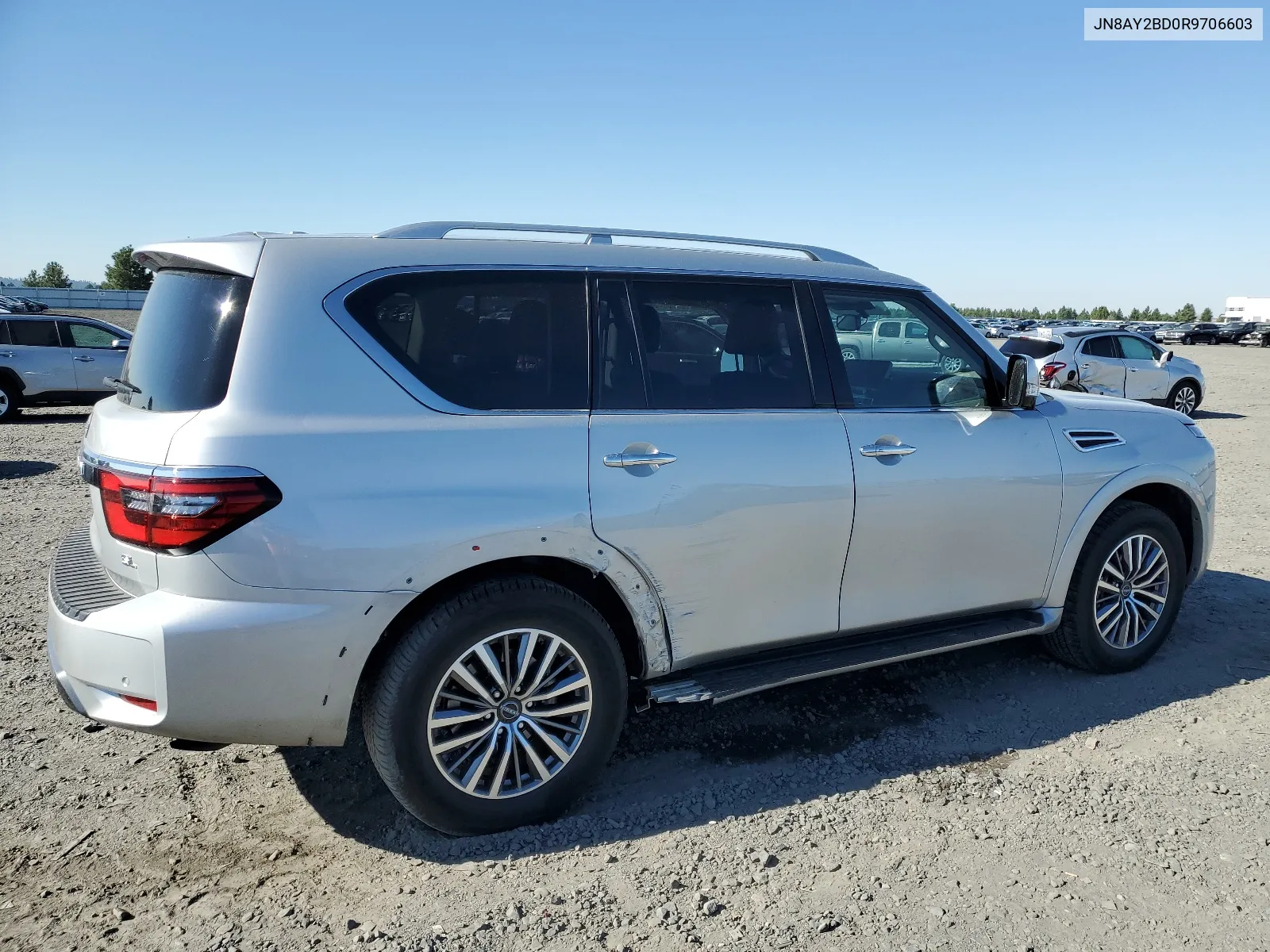 2024 Nissan Armada Sl VIN: JN8AY2BD0R9706603 Lot: 65848544