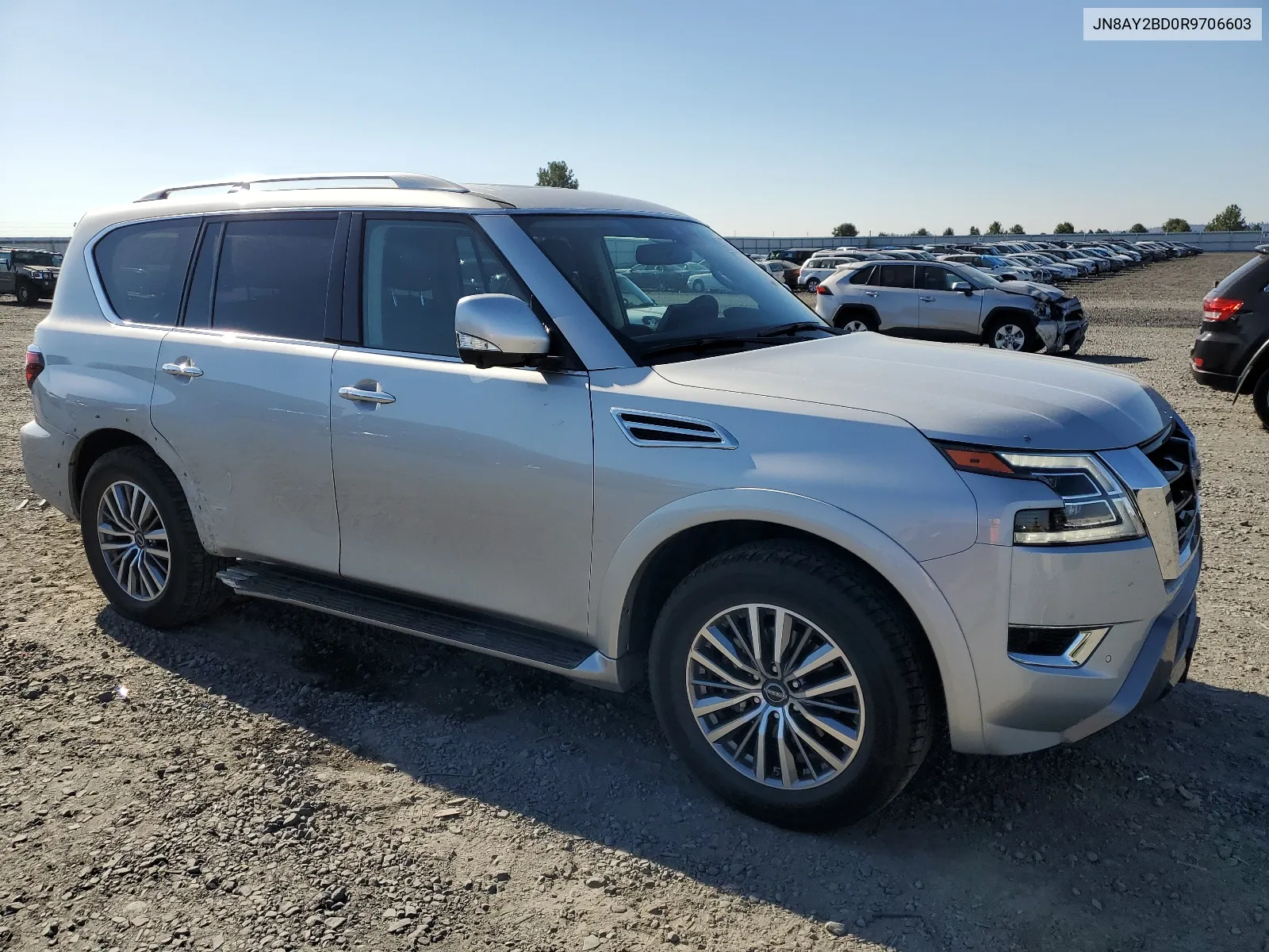 2024 Nissan Armada Sl VIN: JN8AY2BD0R9706603 Lot: 65848544