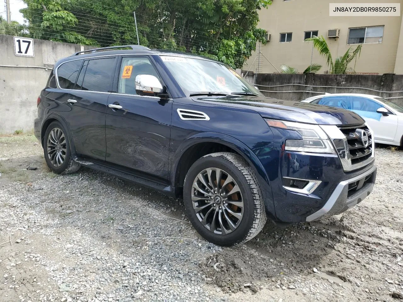 2024 Nissan Armada Platinum VIN: JN8AY2DB0R9850275 Lot: 75102554