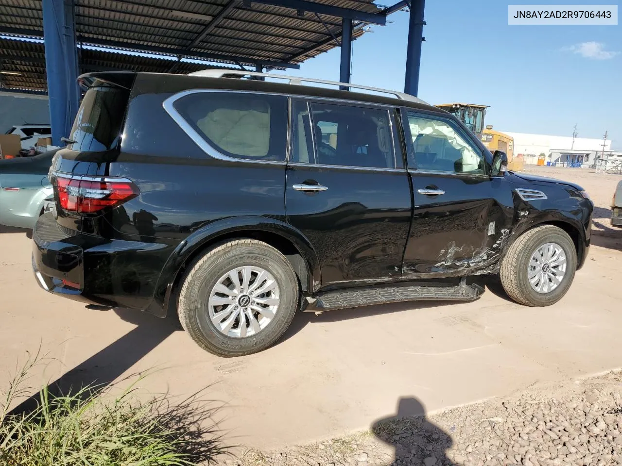 2024 Nissan Armada Sv VIN: JN8AY2AD2R9706443 Lot: 75856744