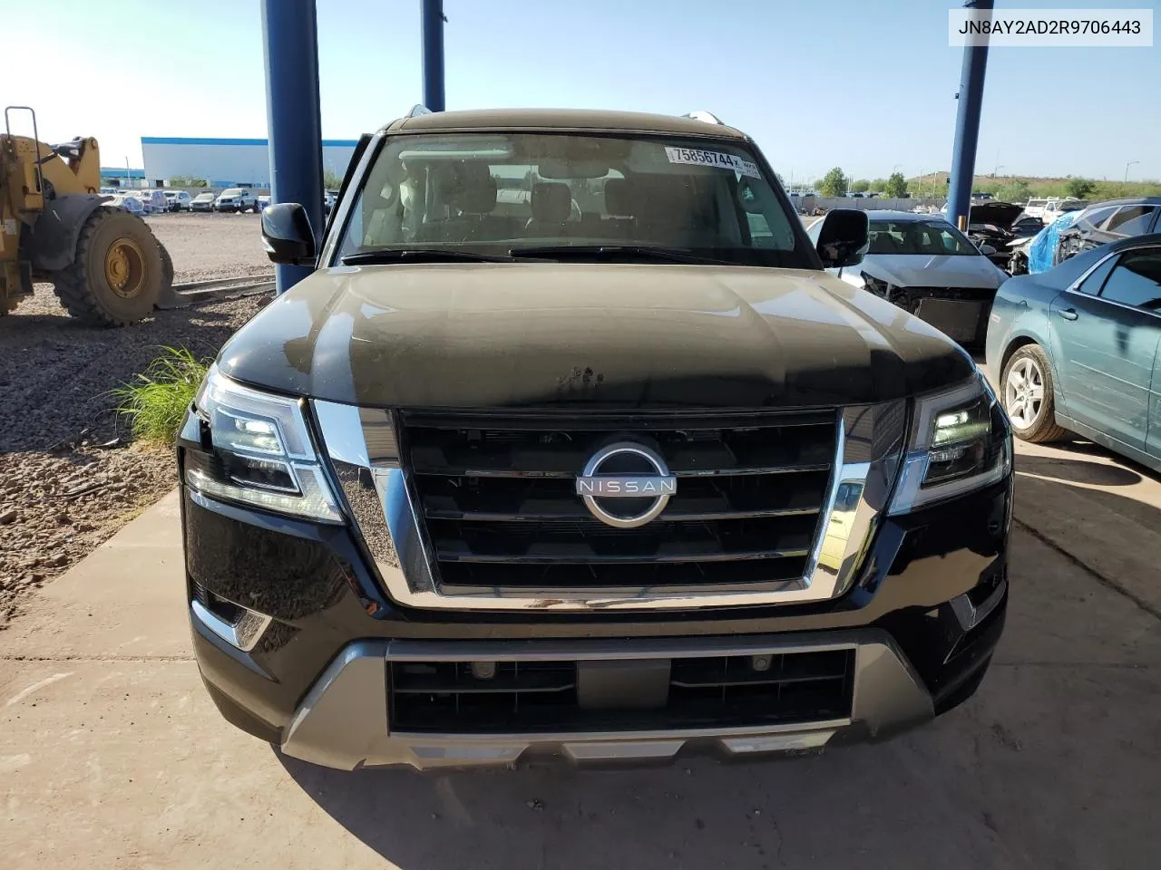 2024 Nissan Armada Sv VIN: JN8AY2AD2R9706443 Lot: 75856744