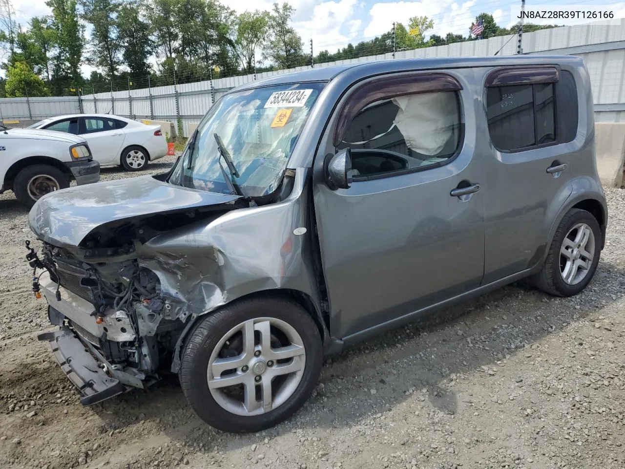 2009 Nissan Cube Base VIN: JN8AZ28R39T126166 Lot: 58344234