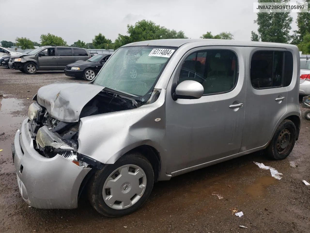 2009 Nissan Cube Base VIN: JN8AZ28R39T105897 Lot: 63114884