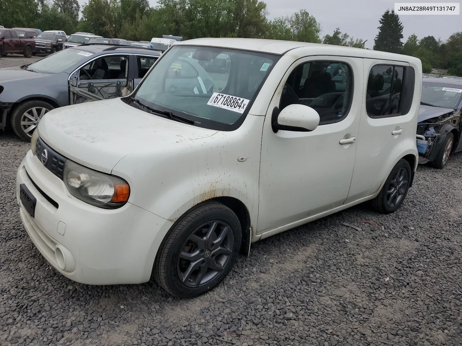 2009 Nissan Cube Base VIN: JN8AZ28R49T131747 Lot: 67188864