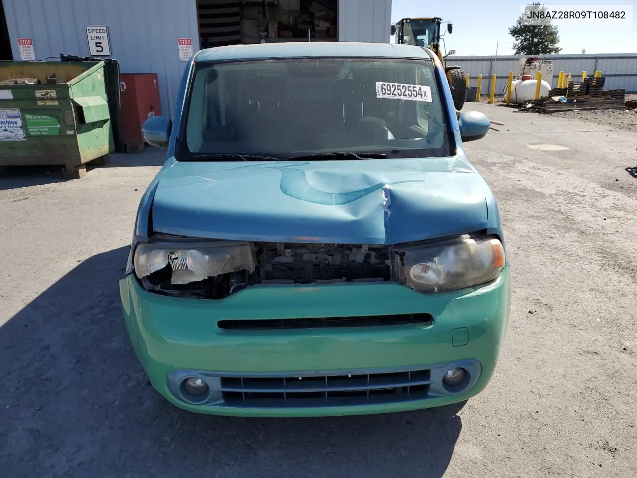 2009 Nissan Cube Base VIN: JN8AZ28R09T108482 Lot: 69252554