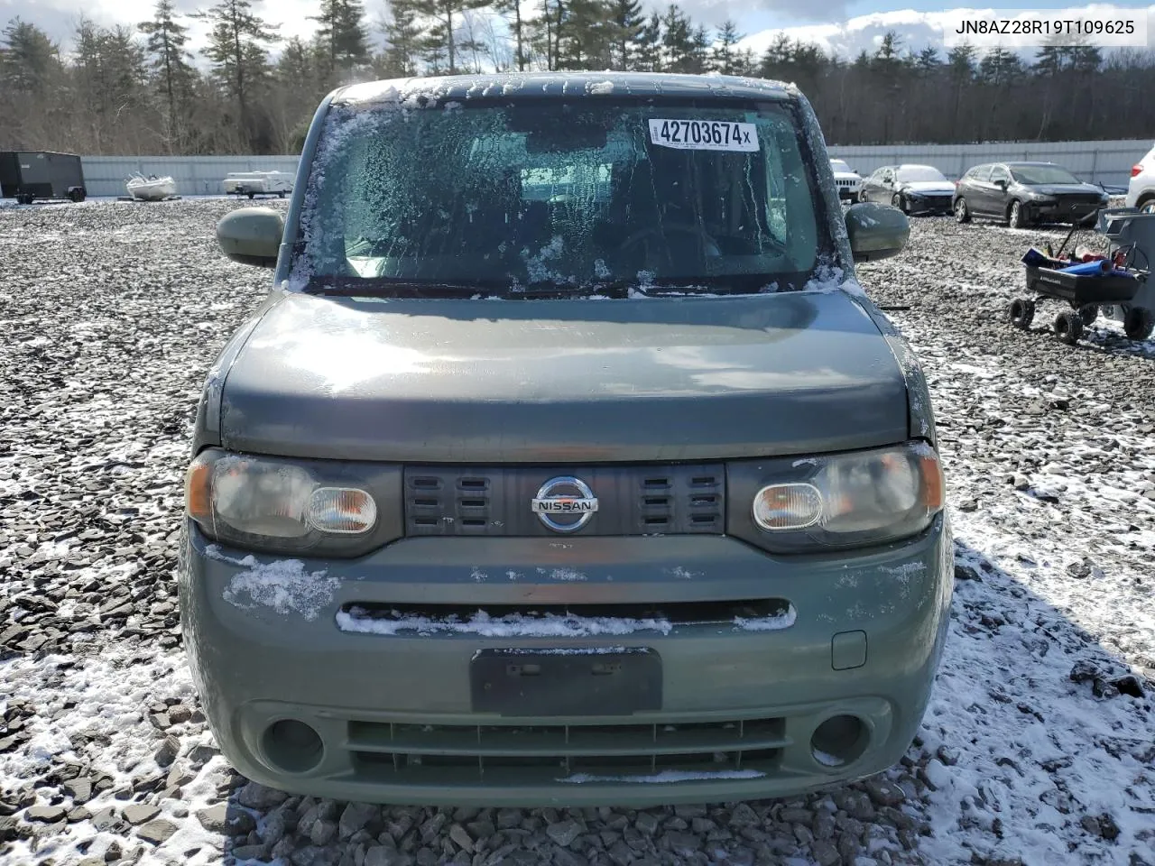 2009 Nissan Cube Base VIN: JN8AZ28R19T109625 Lot: 70449814