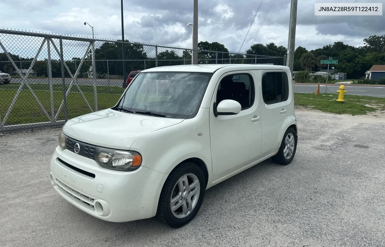 2009 Nissan Cube Base VIN: JN8AZ28R59T122412 Lot: 71818294