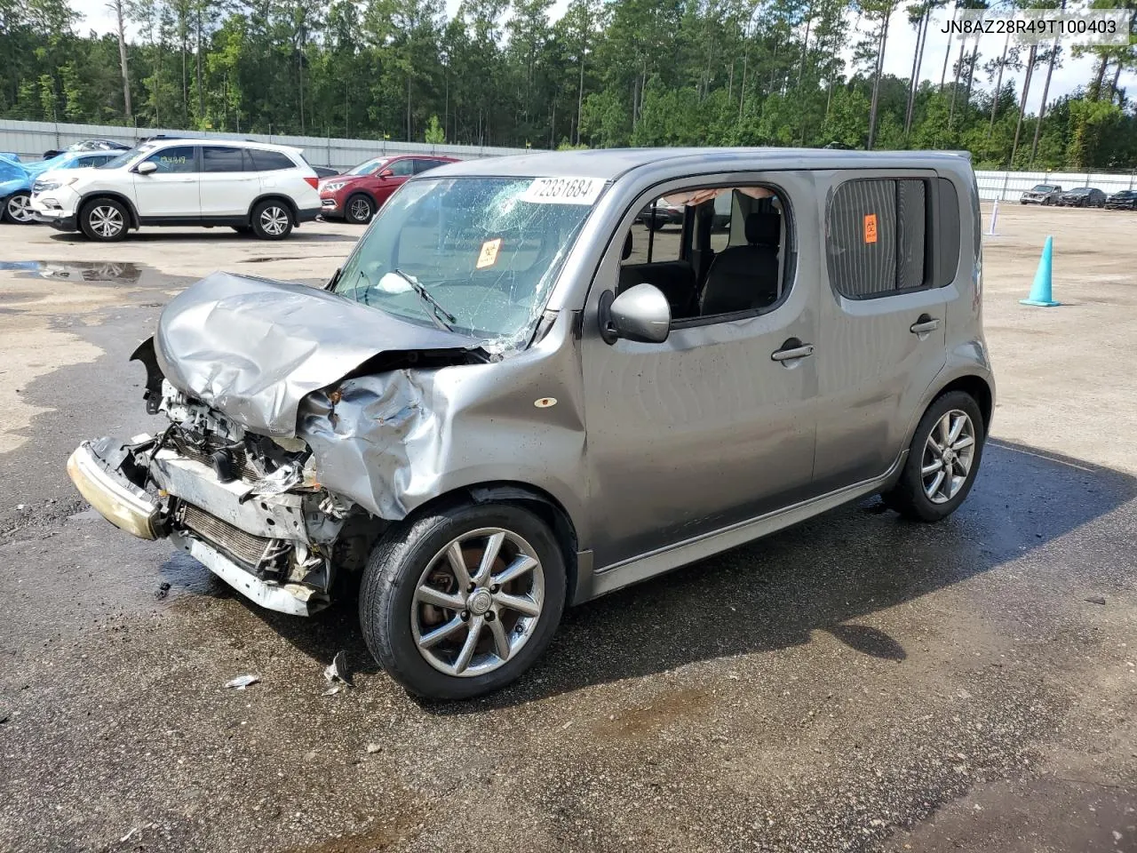 2009 Nissan Cube Base VIN: JN8AZ28R49T100403 Lot: 72331684