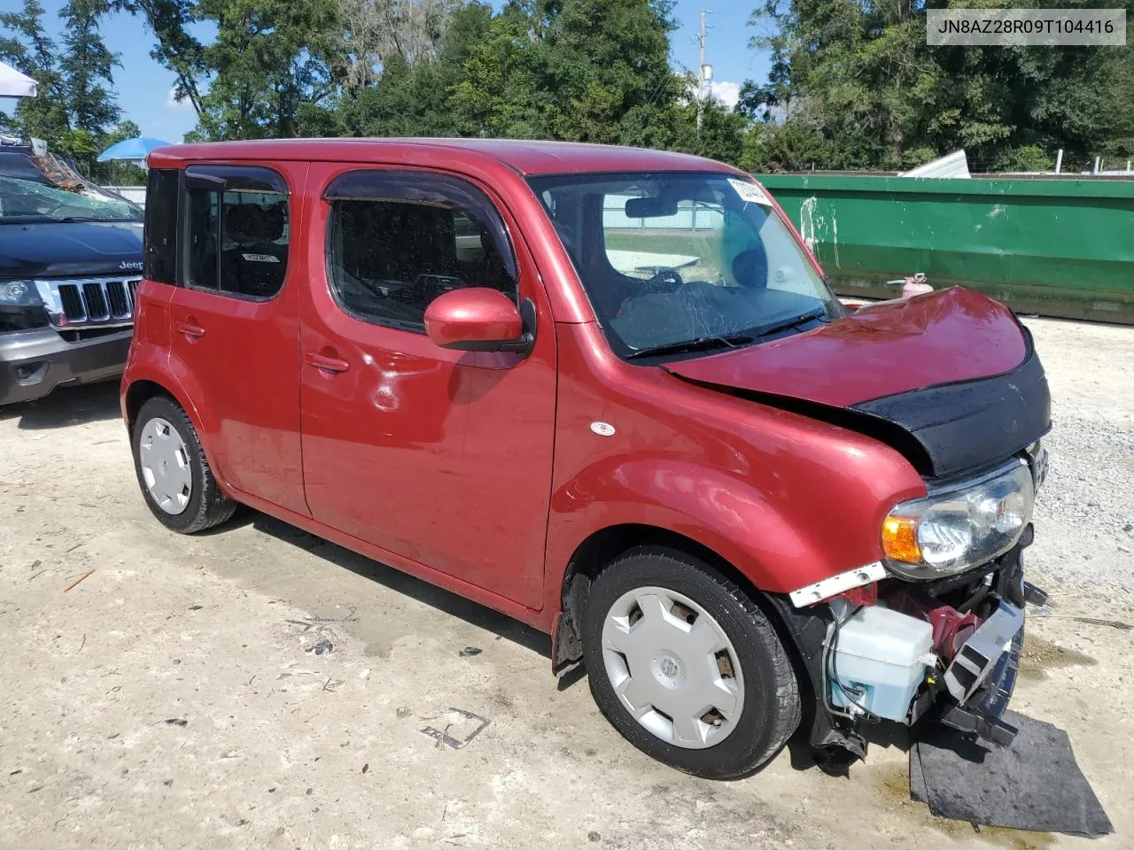 2009 Nissan Cube Base VIN: JN8AZ28R09T104416 Lot: 72374414