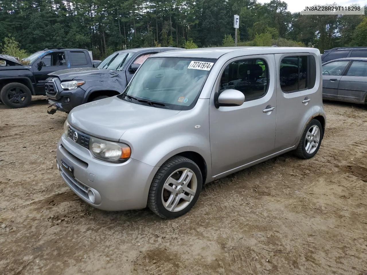 2009 Nissan Cube Base VIN: JN8AZ28R29T118298 Lot: 72741974