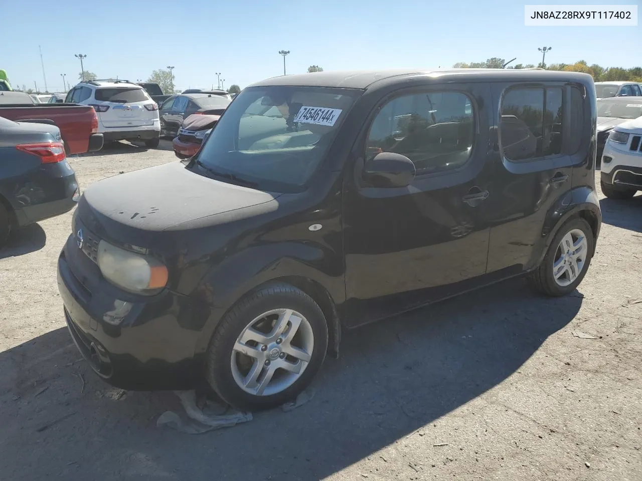 2009 Nissan Cube Base VIN: JN8AZ28RX9T117402 Lot: 74546144