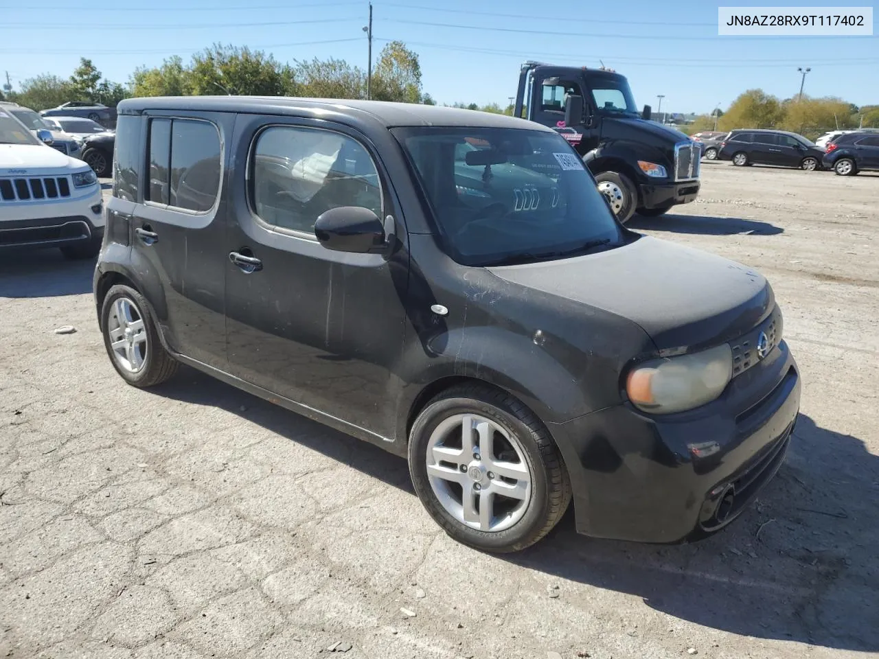 2009 Nissan Cube Base VIN: JN8AZ28RX9T117402 Lot: 74546144