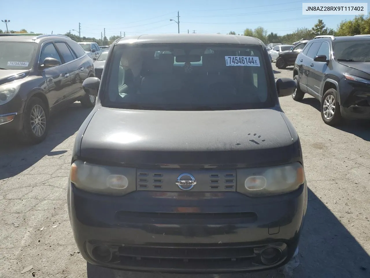 2009 Nissan Cube Base VIN: JN8AZ28RX9T117402 Lot: 74546144