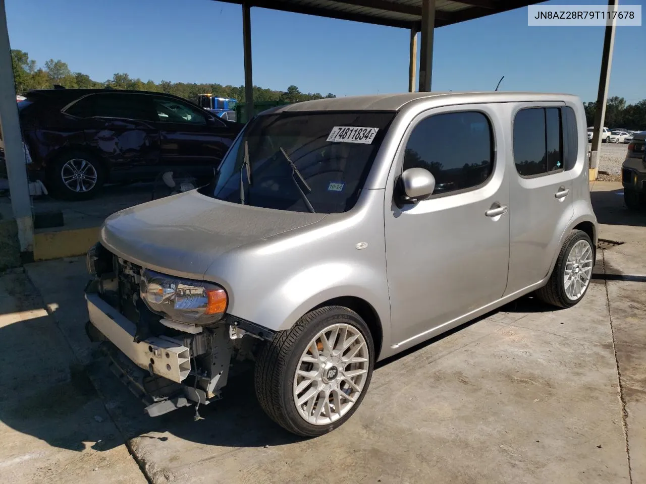 2009 Nissan Cube Base VIN: JN8AZ28R79T117678 Lot: 74811834