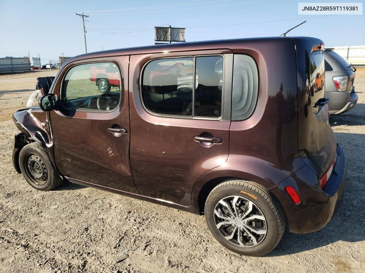 2009 Nissan Cube Base VIN: JN8AZ28R59T119381 Lot: 75938394