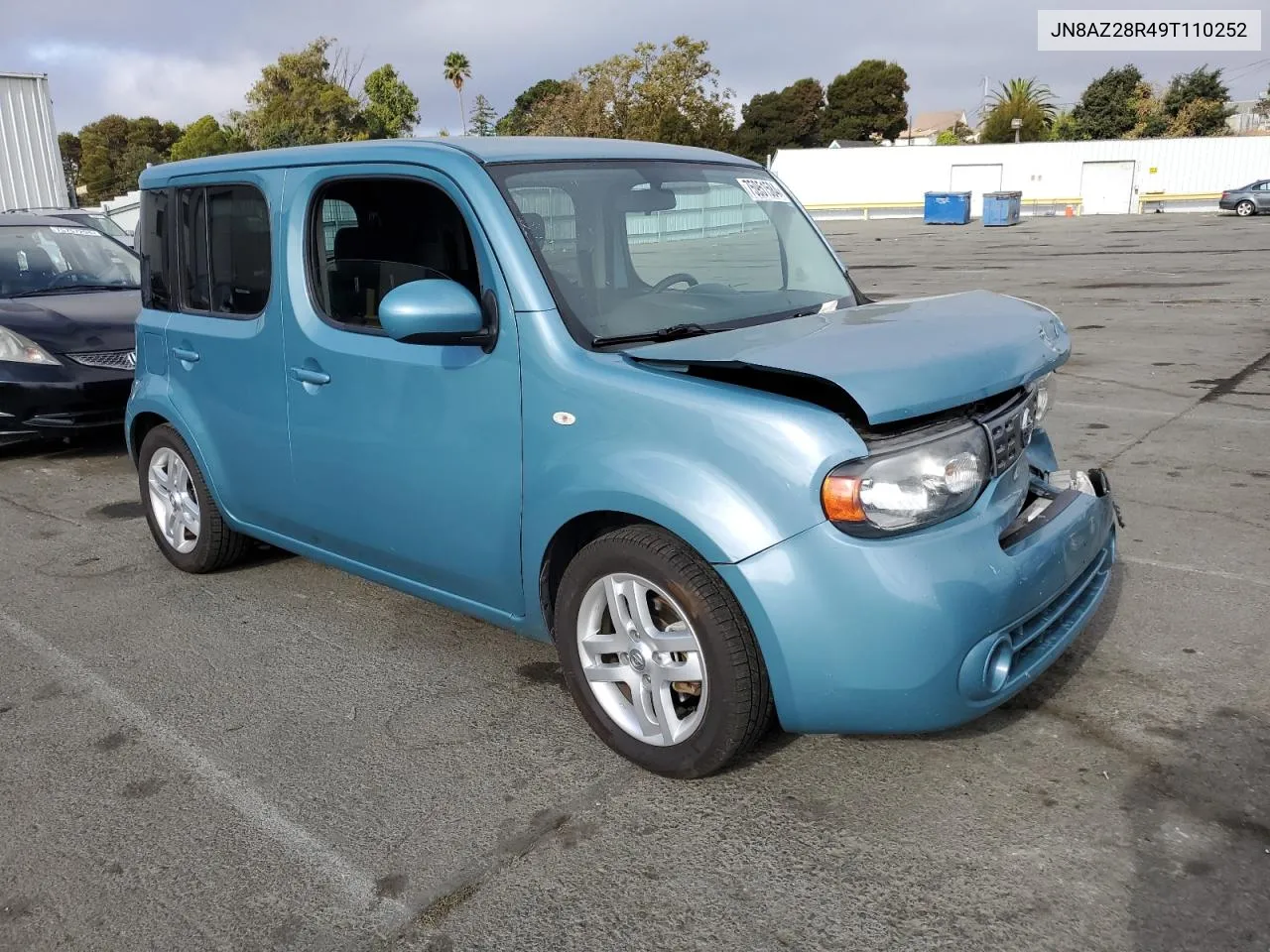 2009 Nissan Cube Base VIN: JN8AZ28R49T110252 Lot: 75951584