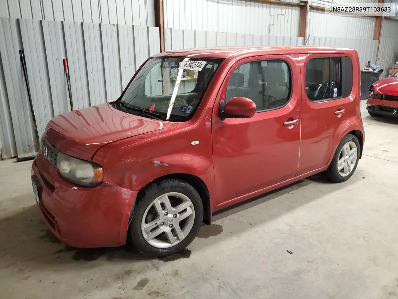 2009 Nissan Cube Base VIN: JN8AZ28R39T103633 Lot: 76240574