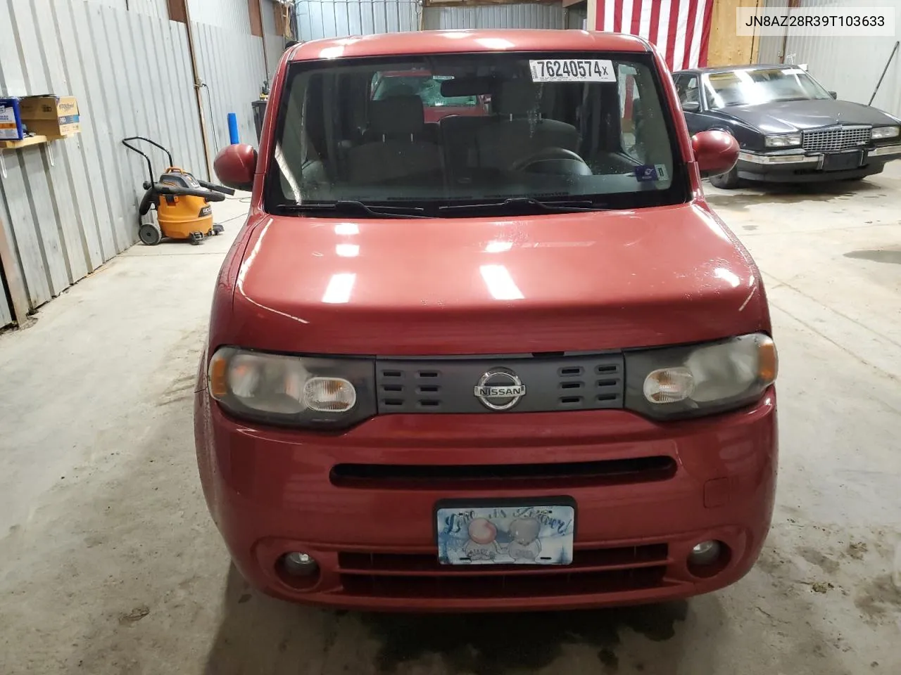 2009 Nissan Cube Base VIN: JN8AZ28R39T103633 Lot: 76240574