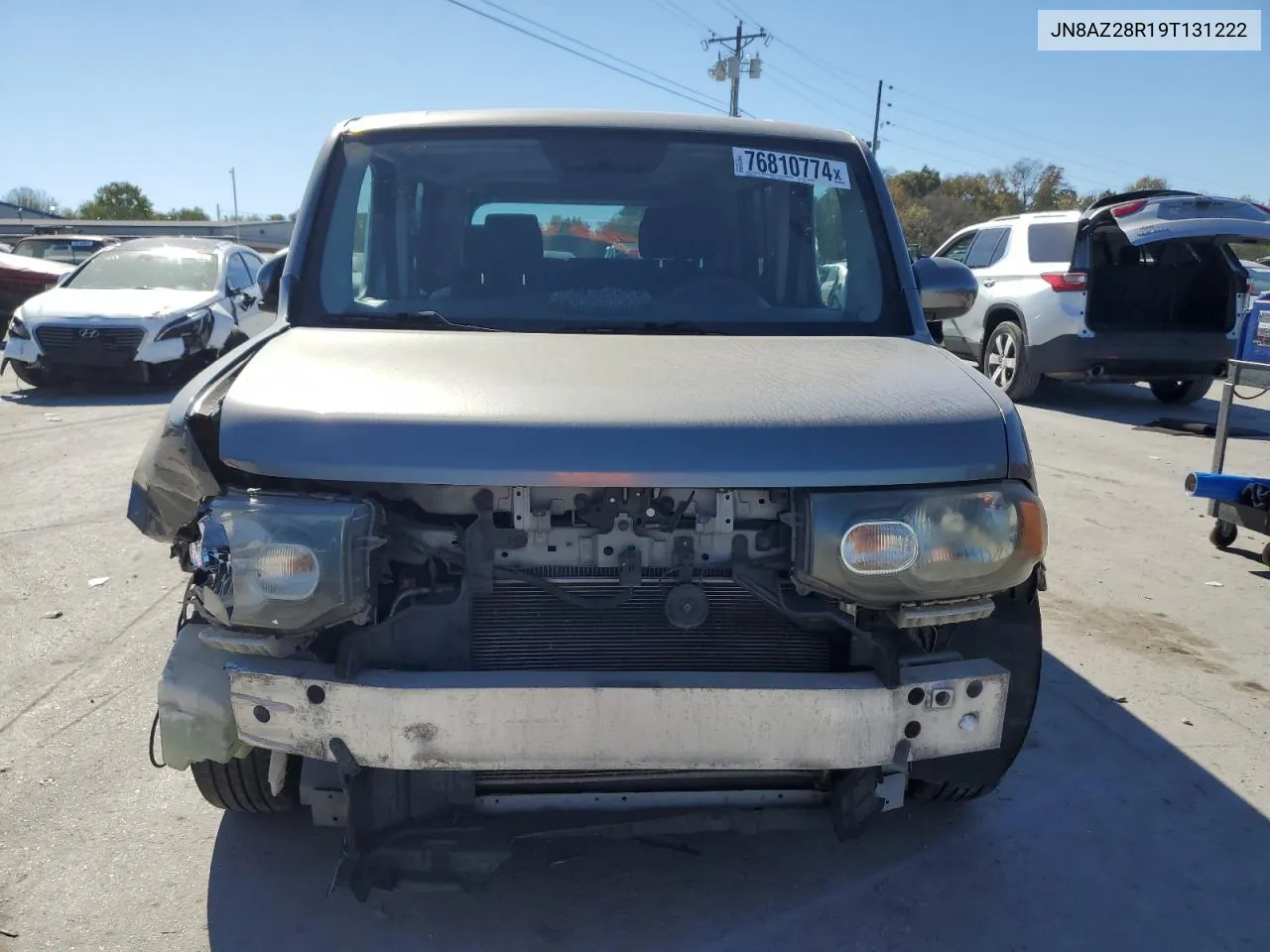 2009 Nissan Cube Base VIN: JN8AZ28R19T131222 Lot: 76810774