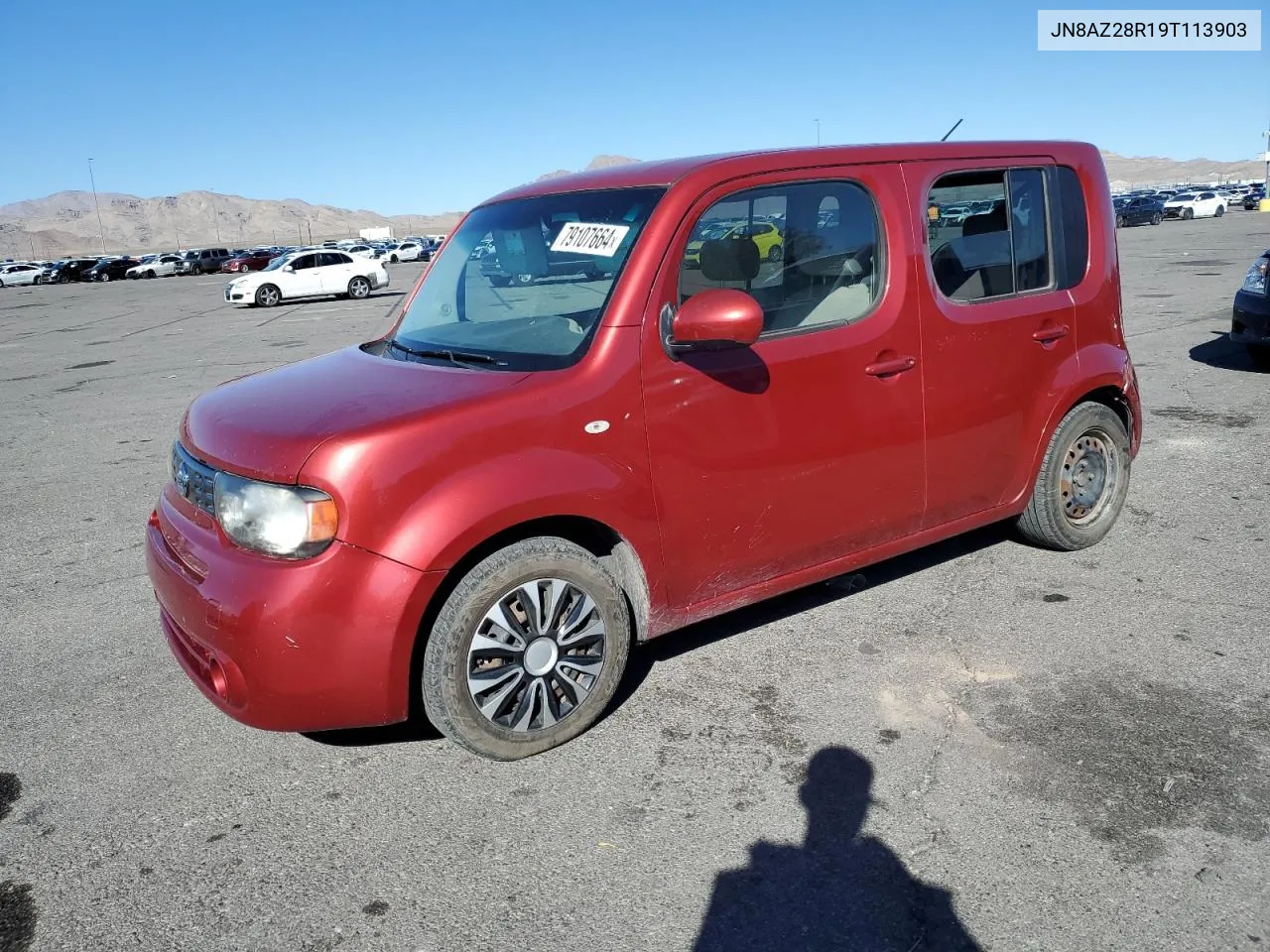 2009 Nissan Cube Base VIN: JN8AZ28R19T113903 Lot: 79107664