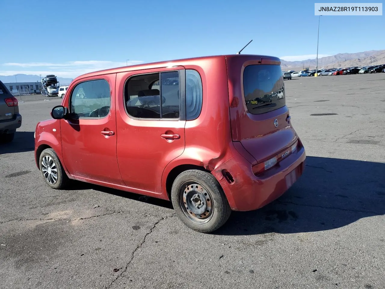 2009 Nissan Cube Base VIN: JN8AZ28R19T113903 Lot: 79107664