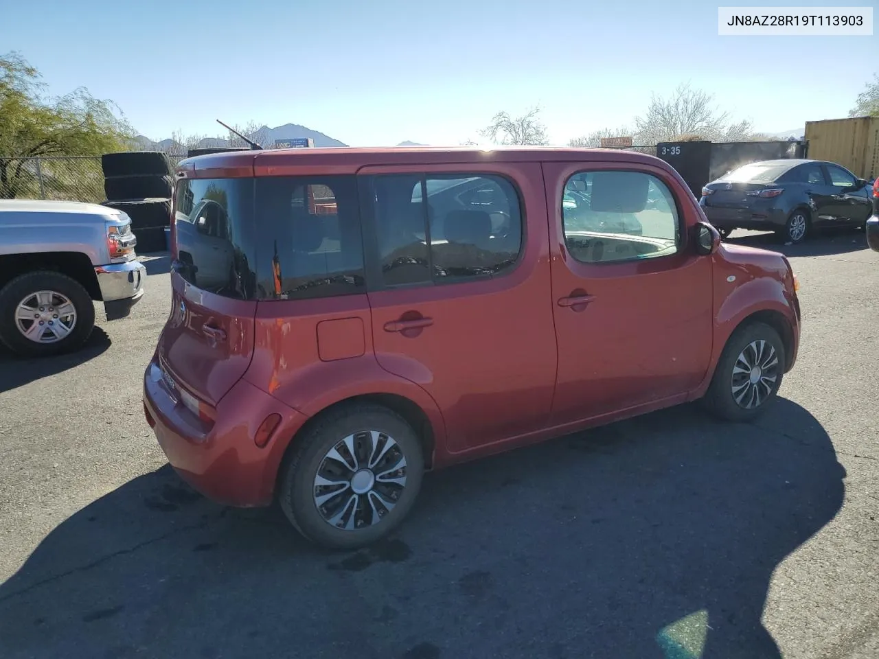 2009 Nissan Cube Base VIN: JN8AZ28R19T113903 Lot: 79107664