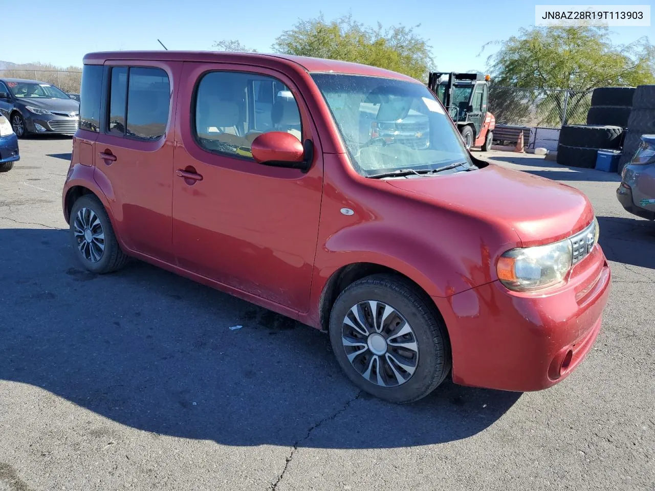 2009 Nissan Cube Base VIN: JN8AZ28R19T113903 Lot: 79107664