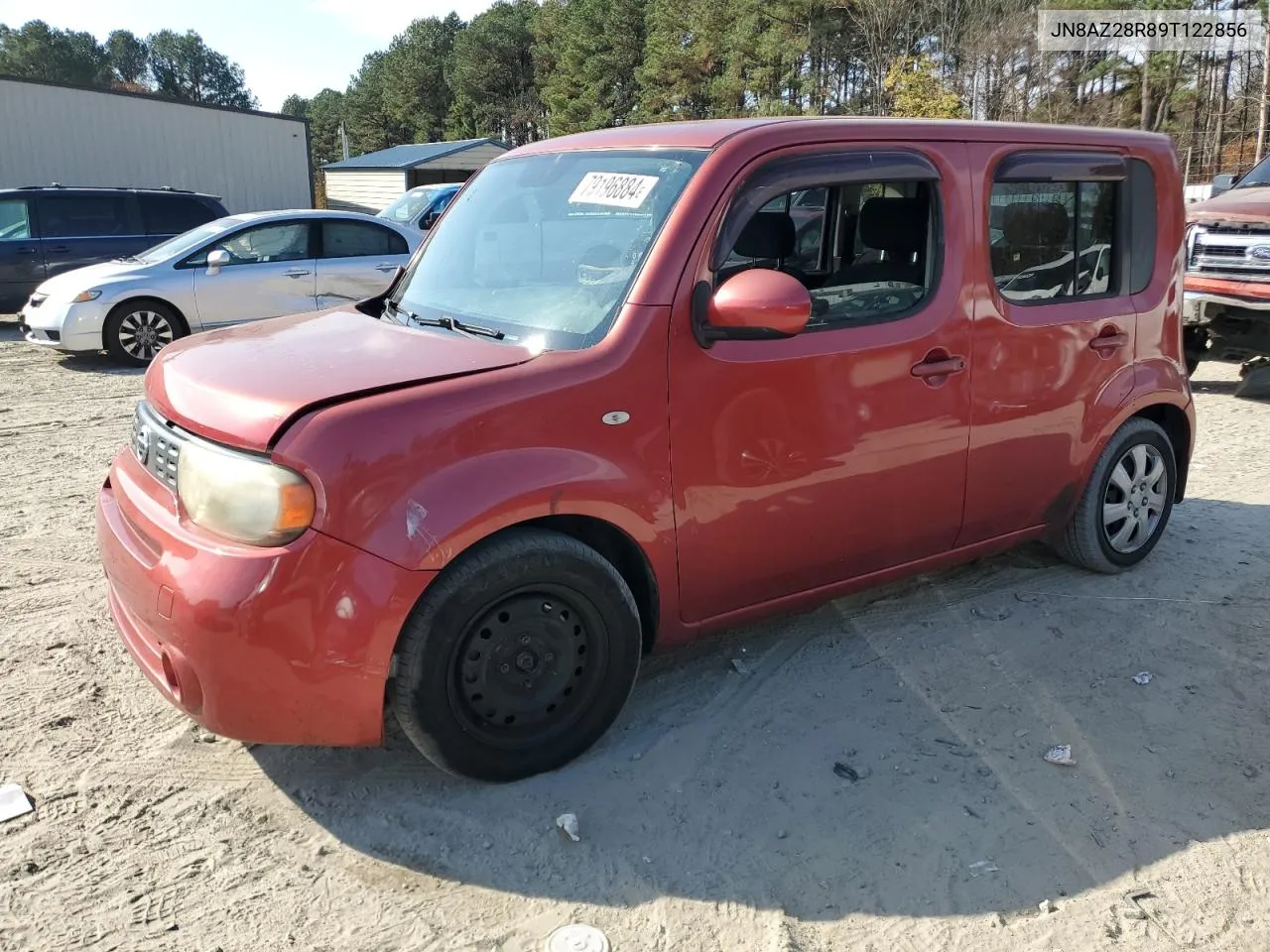 2009 Nissan Cube Base VIN: JN8AZ28R89T122856 Lot: 79196884