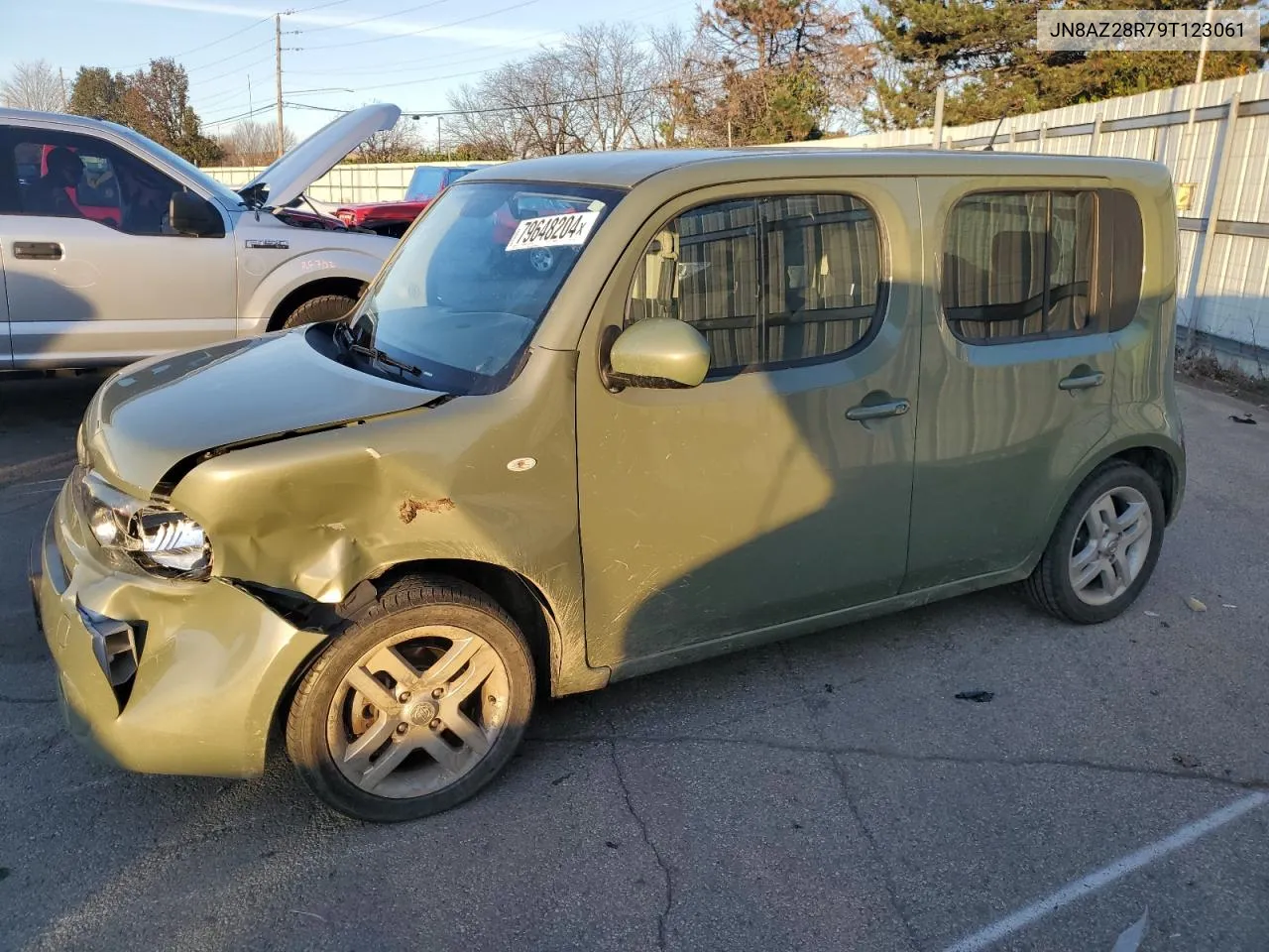 2009 Nissan Cube Base VIN: JN8AZ28R79T123061 Lot: 79648204