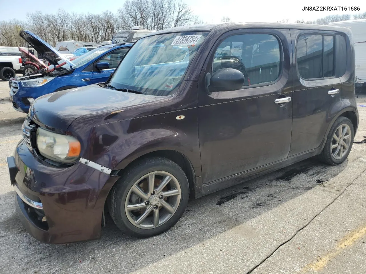 2010 Nissan Cube Base VIN: JN8AZ2KRXAT161686 Lot: 47334734