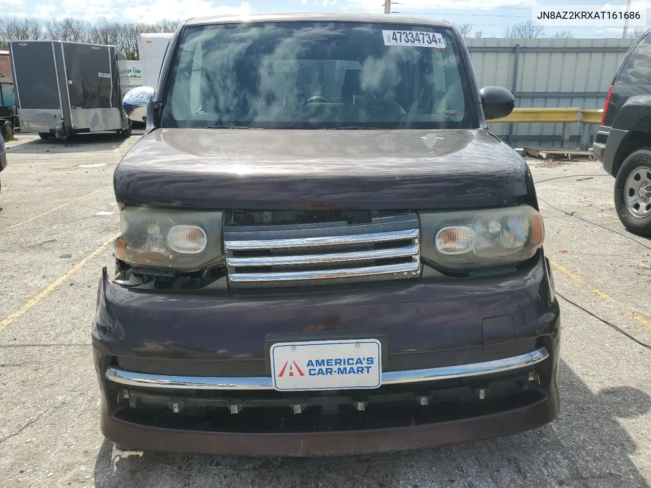 2010 Nissan Cube Base VIN: JN8AZ2KRXAT161686 Lot: 47334734