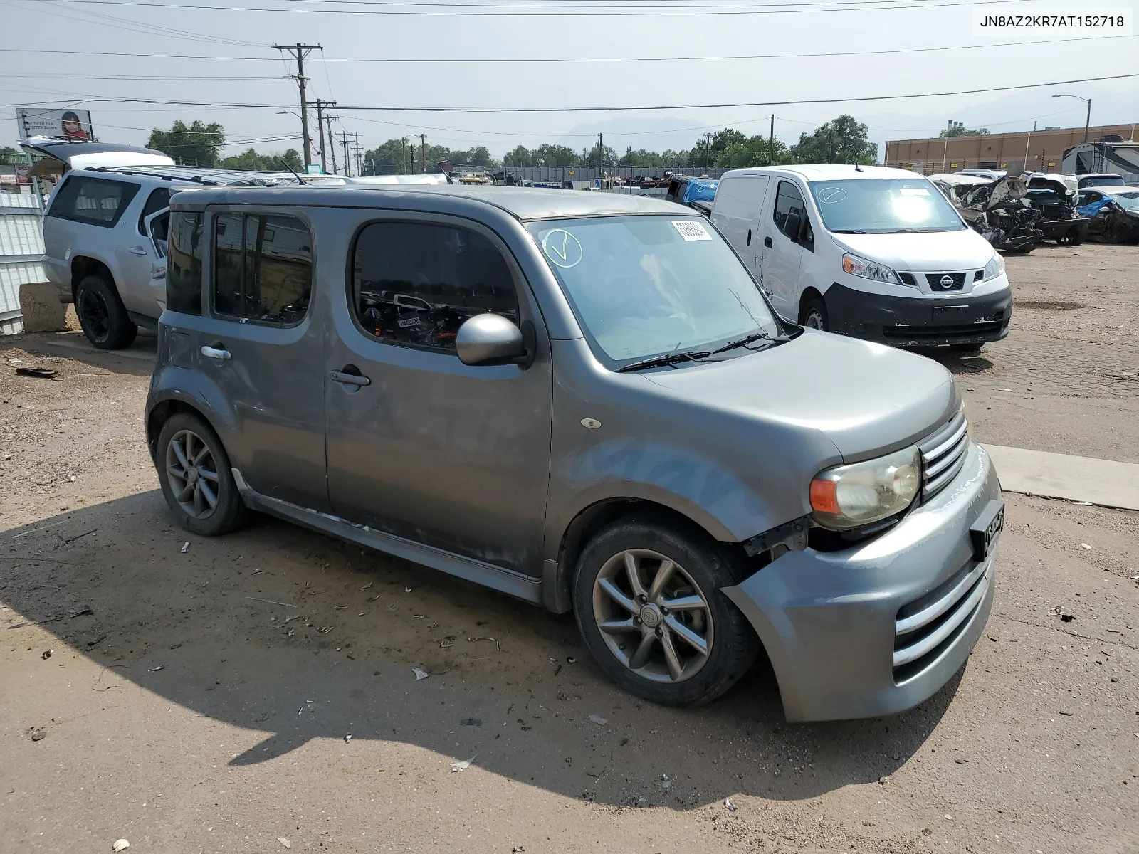 2010 Nissan Cube Base VIN: JN8AZ2KR7AT152718 Lot: 63696894