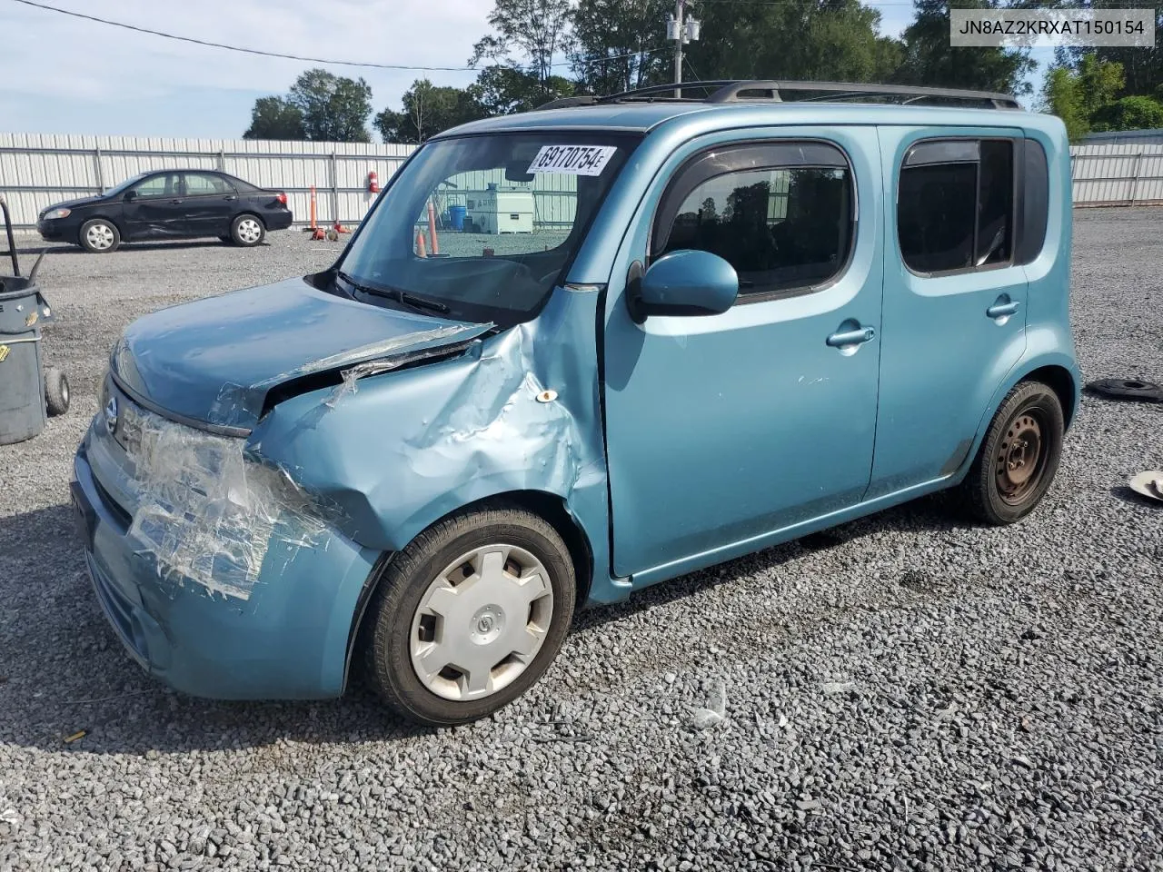 2010 Nissan Cube Base VIN: JN8AZ2KRXAT150154 Lot: 69170754