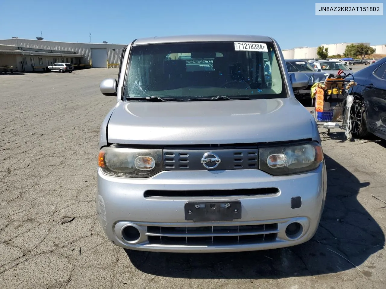 2010 Nissan Cube Base VIN: JN8AZ2KR2AT151802 Lot: 71218394